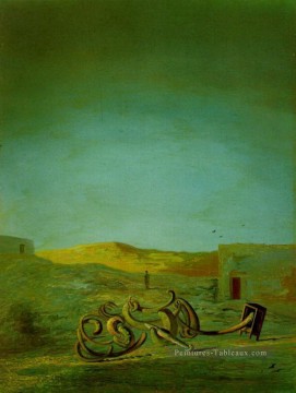 Paisaje del desierto Salvador Dali Pinturas al óleo